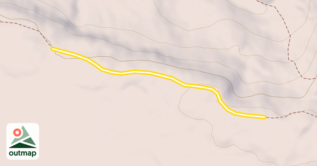 Map of Border Route Trail - NCT