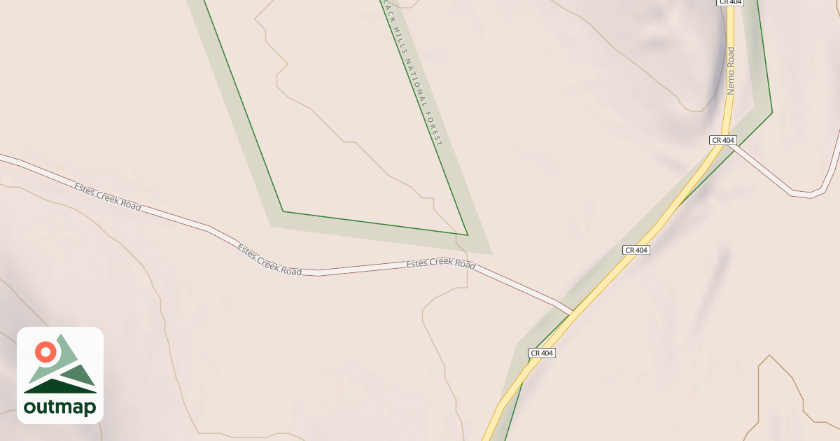 Map of ESTES CREEK BR 2S