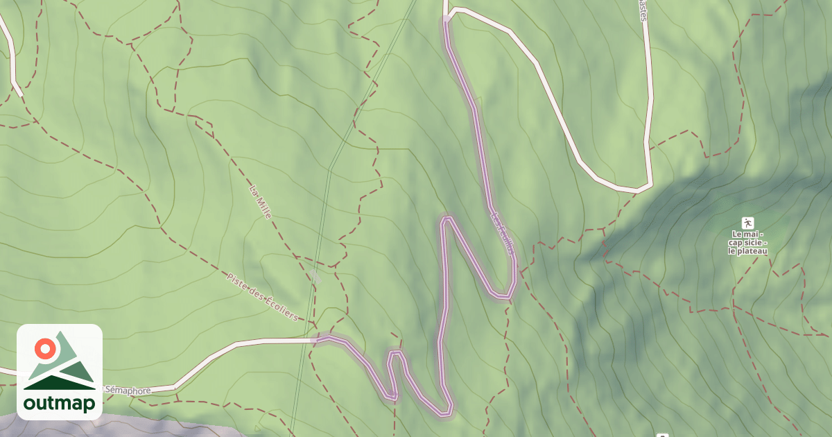 Map of Les Feuillus