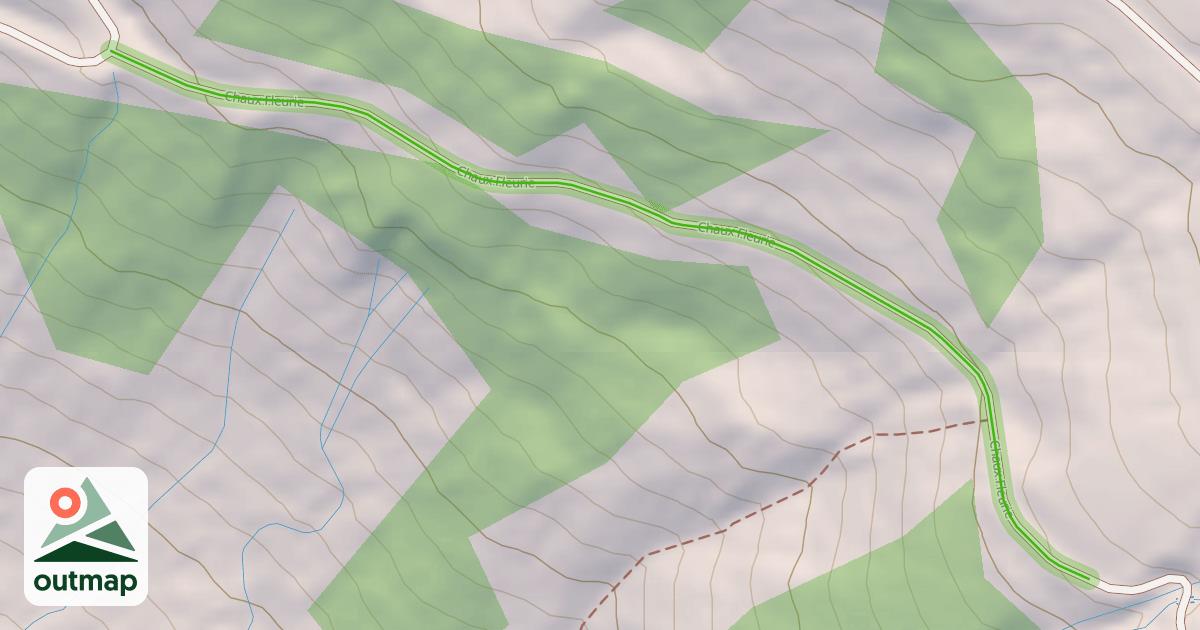 Map of Chaux Fleurie