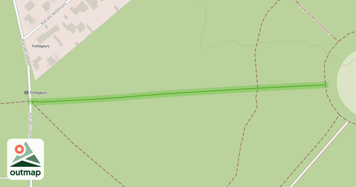 Map of Allée de la justice
