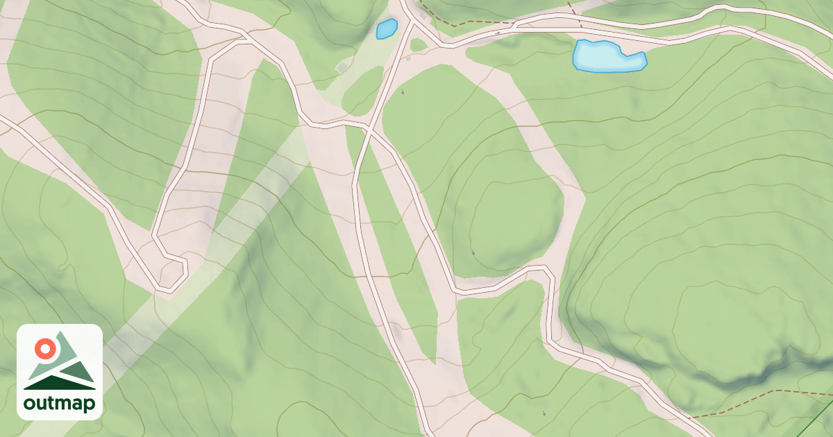 Map of Cliff Run