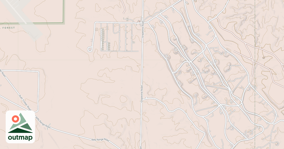Map of USFS Motor Vehicle Use Map Roads {9ED9BD02-C593-43E9-8B98-2B1AF6F03E9B}