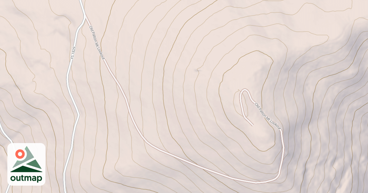 Map of DALTON MT LOOKOUT