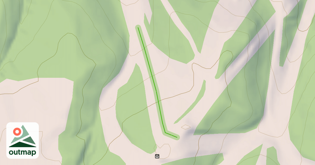 Map of Nanny's Knob