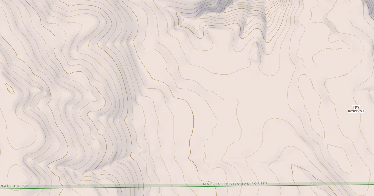 Map preview of NORTH FORK MALHEUR THD  MRS