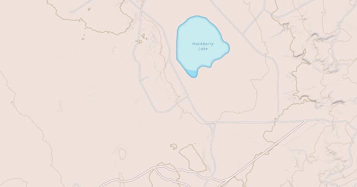 Map preview of Hackberry Trail System - Jordans Trail