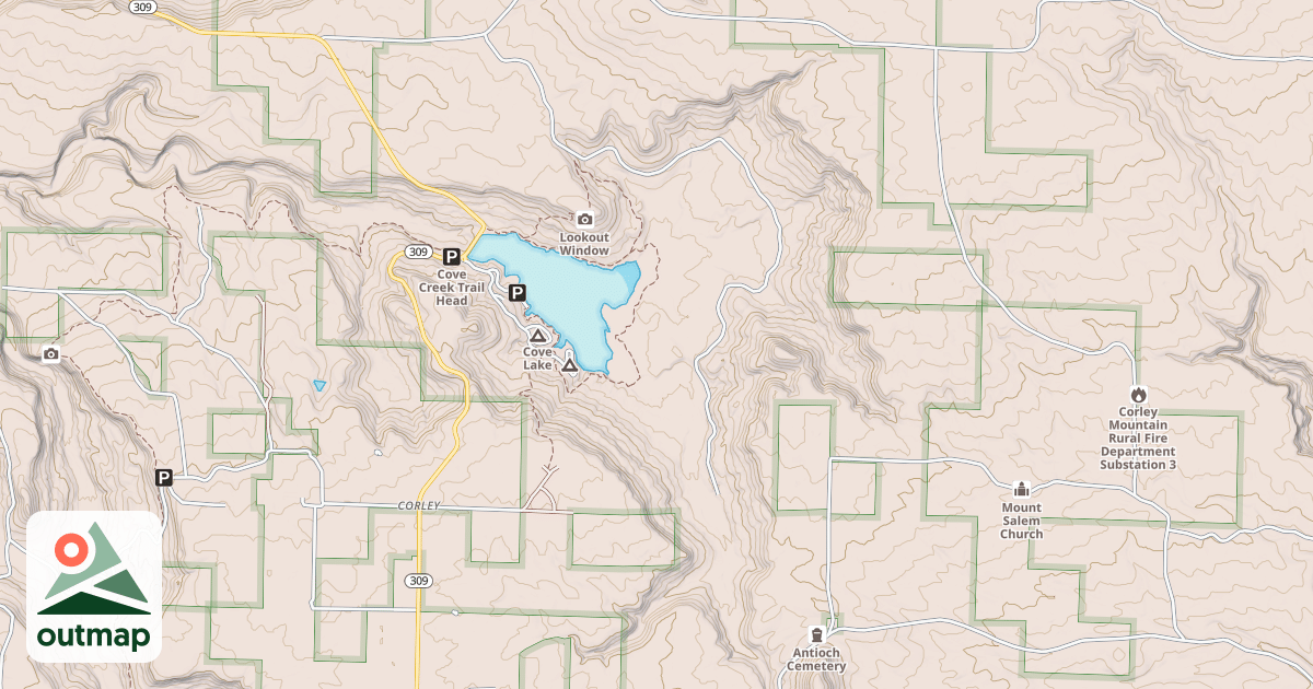 Map of BRAMLETT