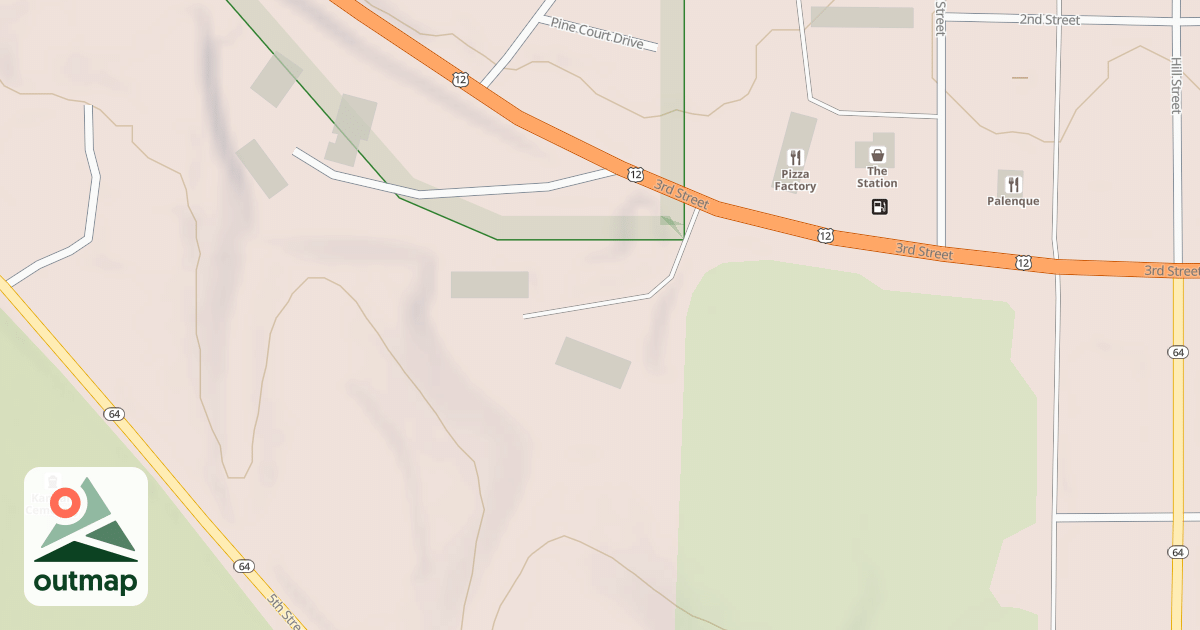 Map of KAMIAH RANGER STATION in Lewis