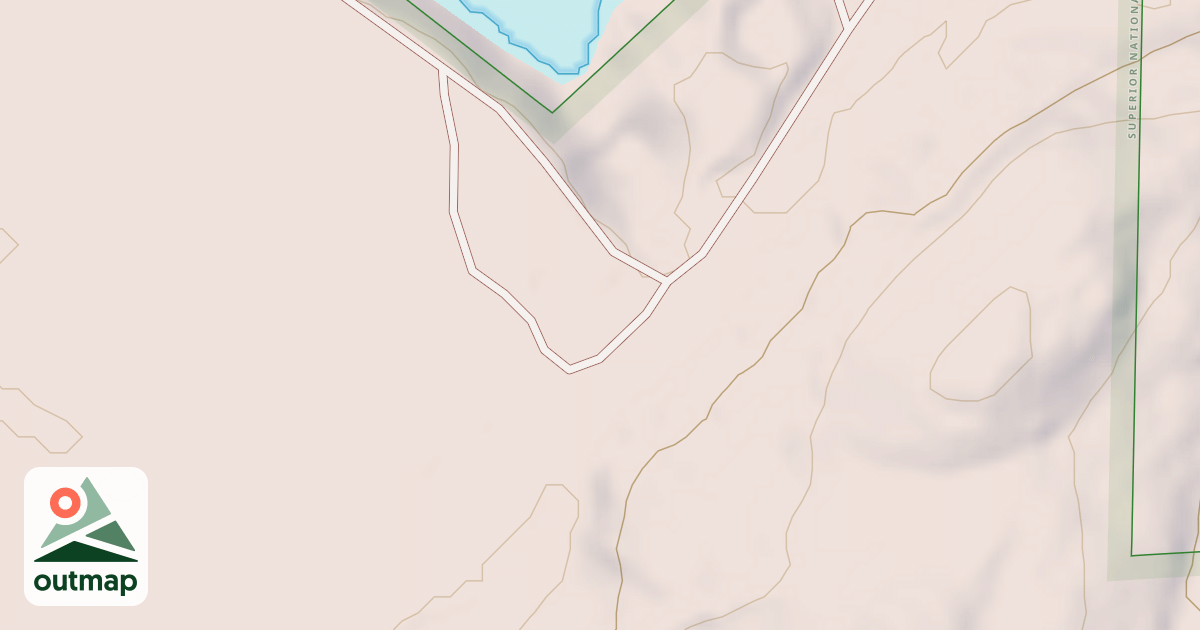 Map of HARRIET LAKE CAMPGROUND