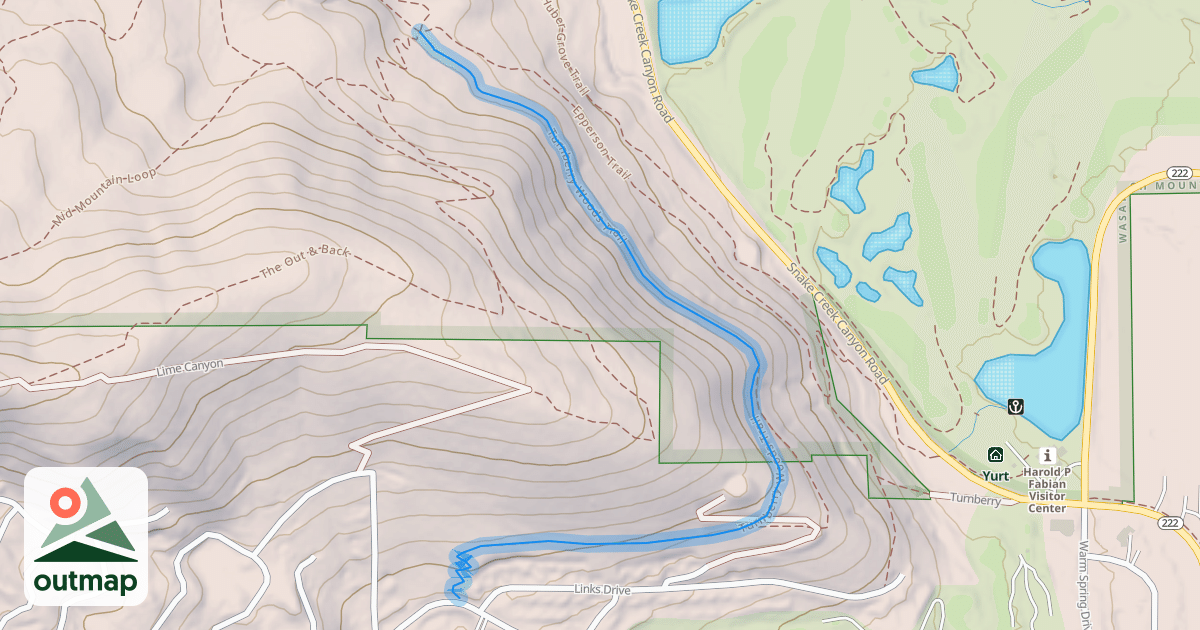 Map of Turnberry Woods Trail