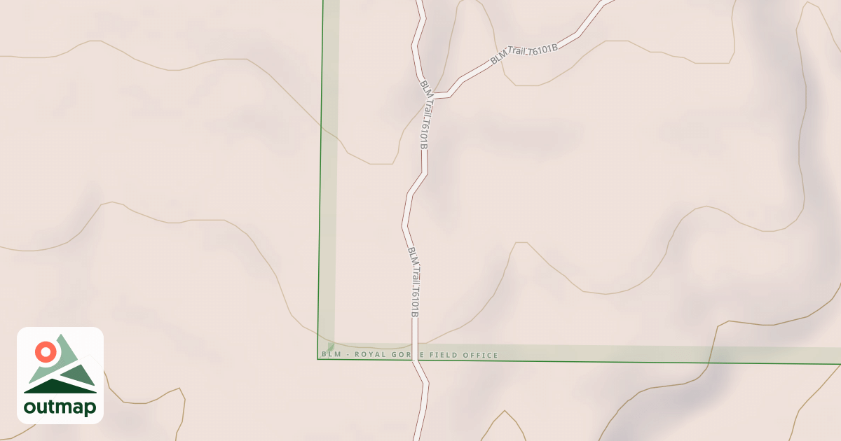 Map of Blm T6101b