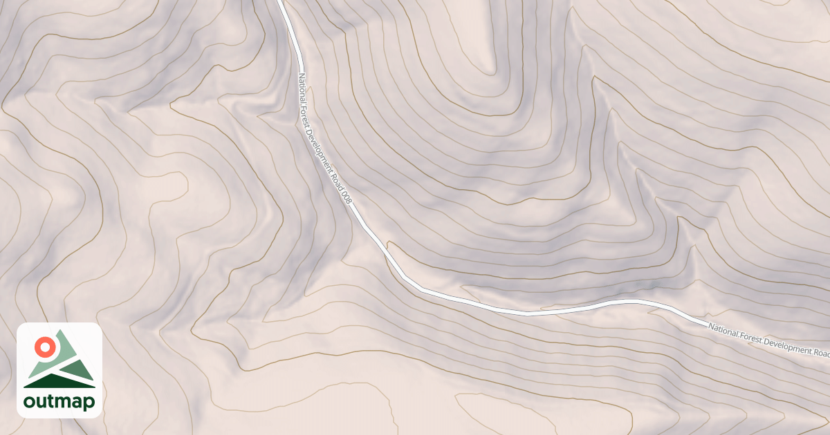Map of BLUE PINE