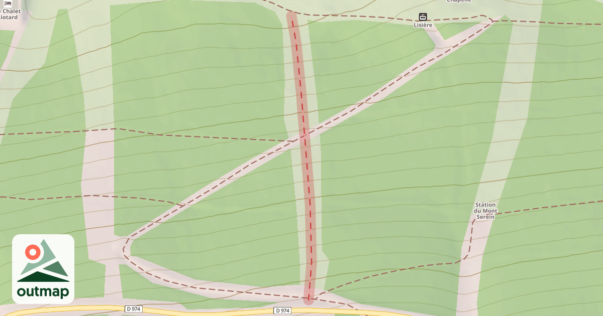 Map of Le Coupe-Feu
