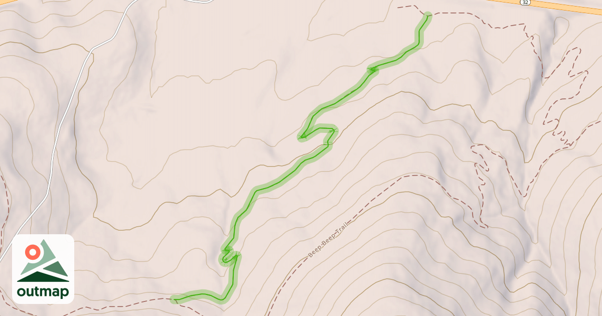 Map of Tweety Bird Trail