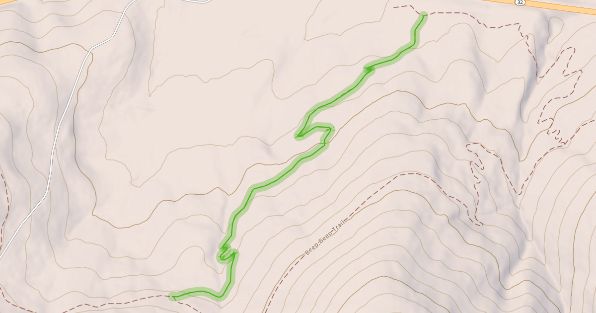 Map preview of Tweety Bird Trail