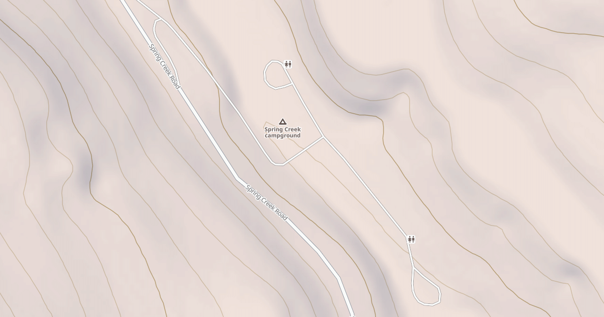 Map preview of LOWER SPRING CREEK CAMP