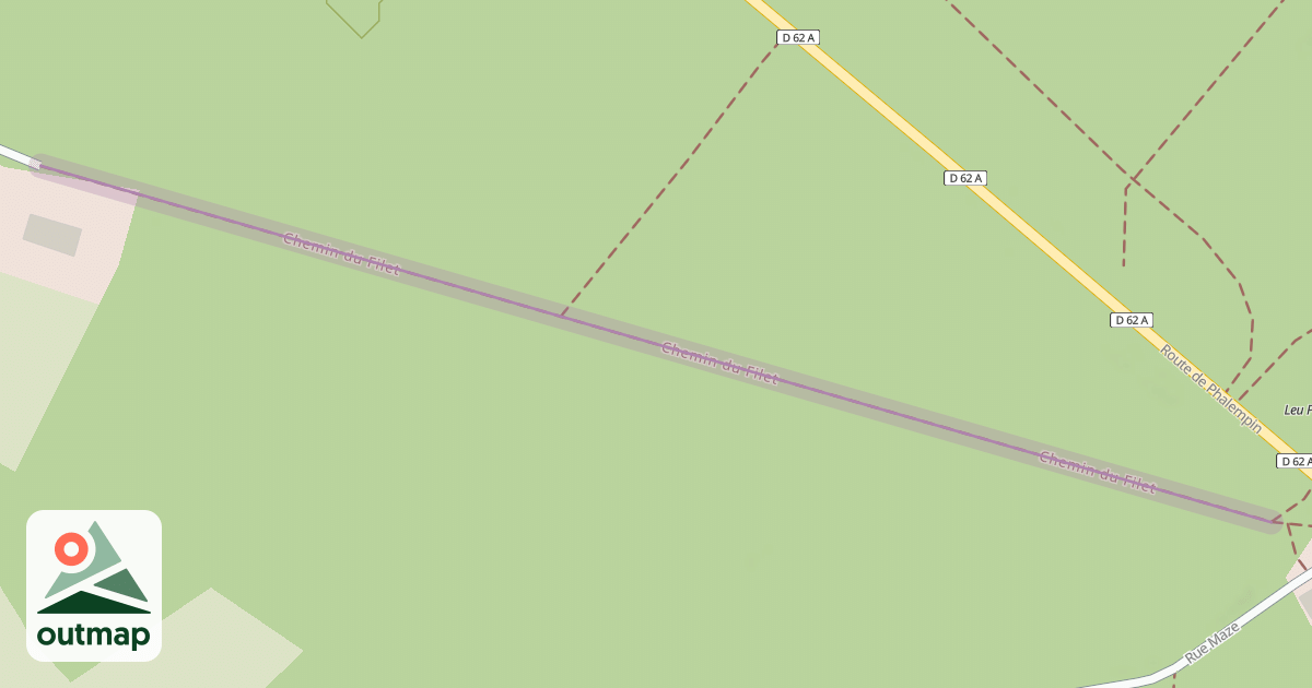 Map of Chemin du Filet