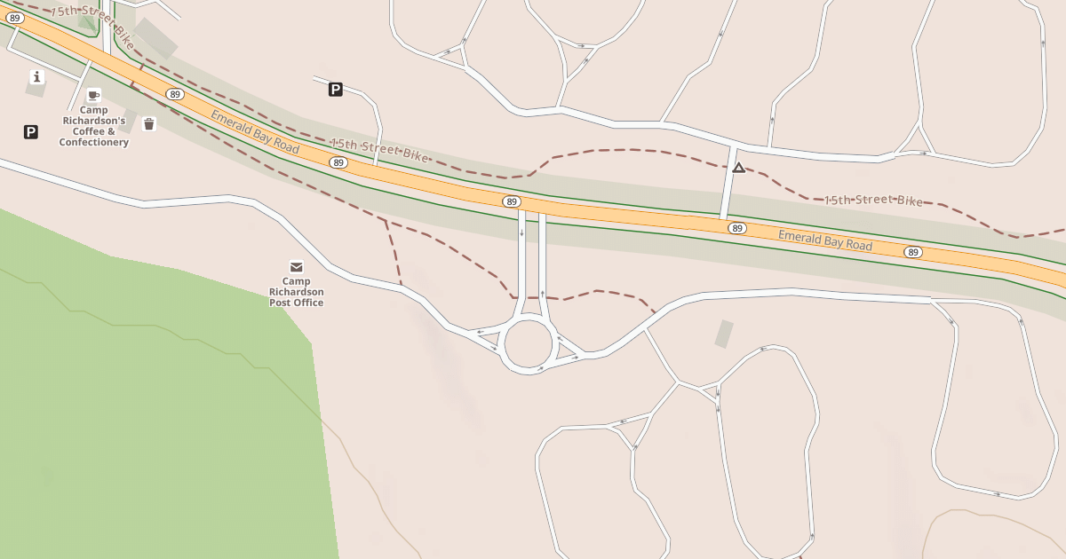 Map preview of CAMP RICHARDSON CAMPGROUND - S