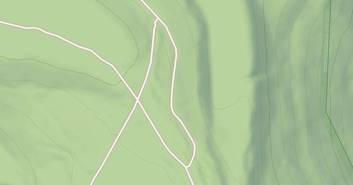 Map preview of Whiskey Springs Trails