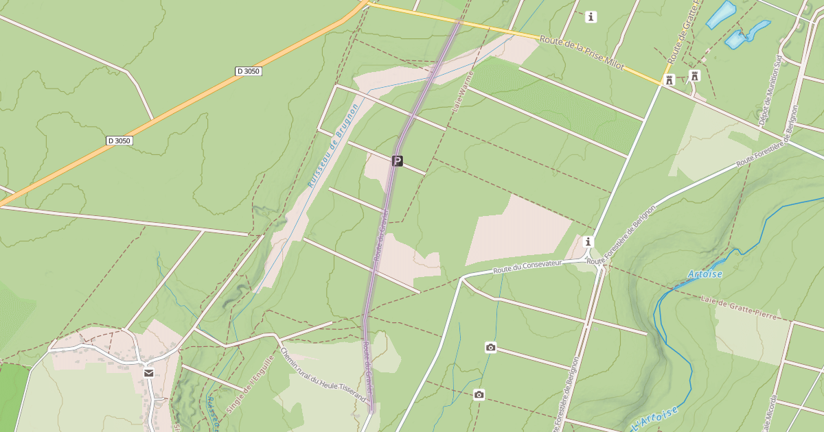 Map preview of Route du Gravier