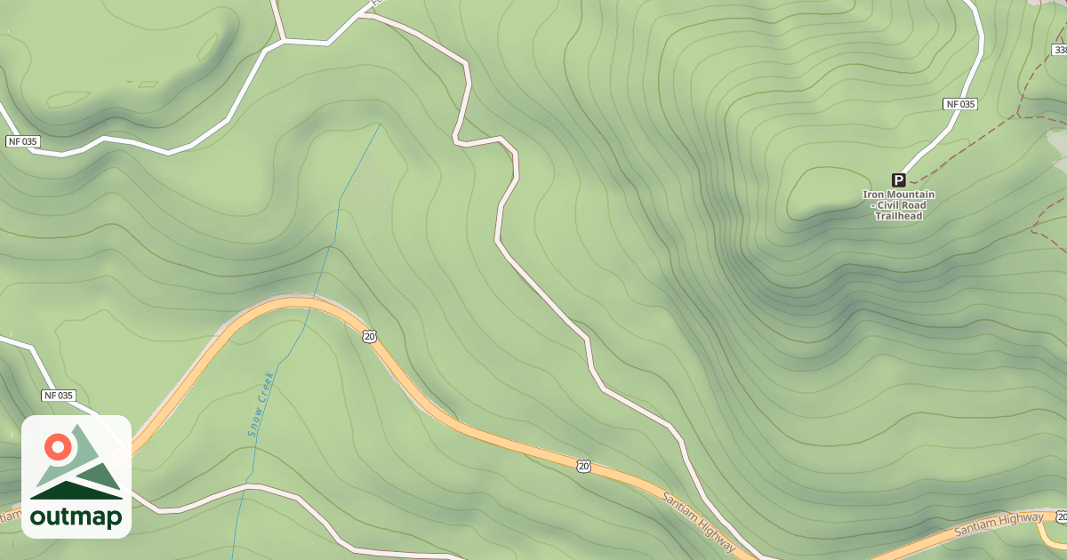 Map of C.C.C. RD