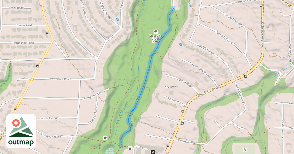 Map of Central-Eastern Route