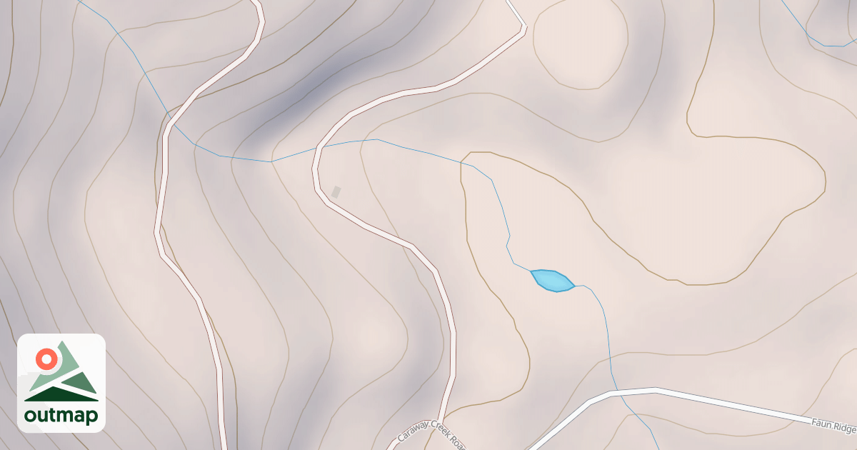Map of CARAWAY CREEK