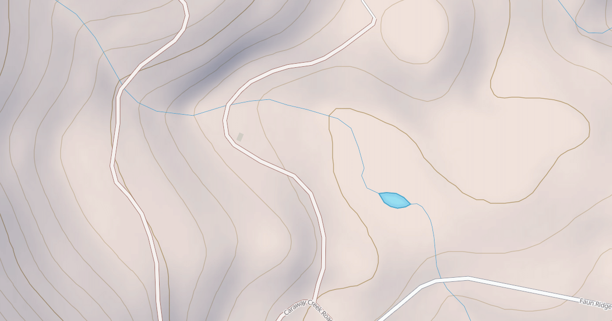Map preview of CARAWAY CREEK