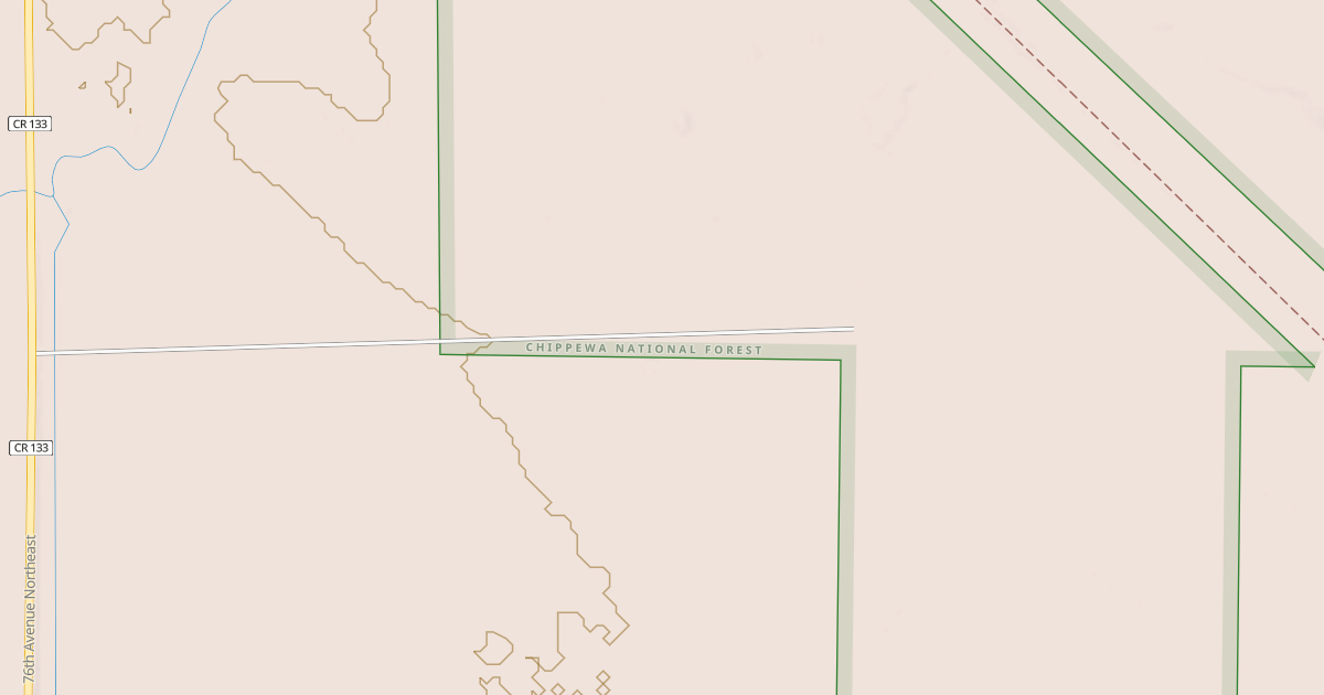 Map preview of EAST RICE LAKE SPUR C