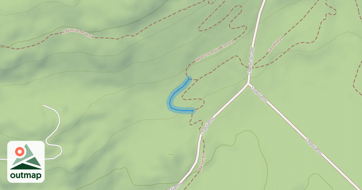 Map of Abercrombie Encore