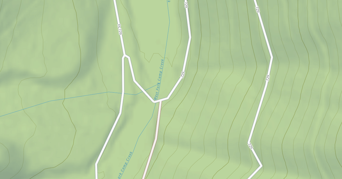 Map preview of (FDR) WEST FORK CAMP CREEK