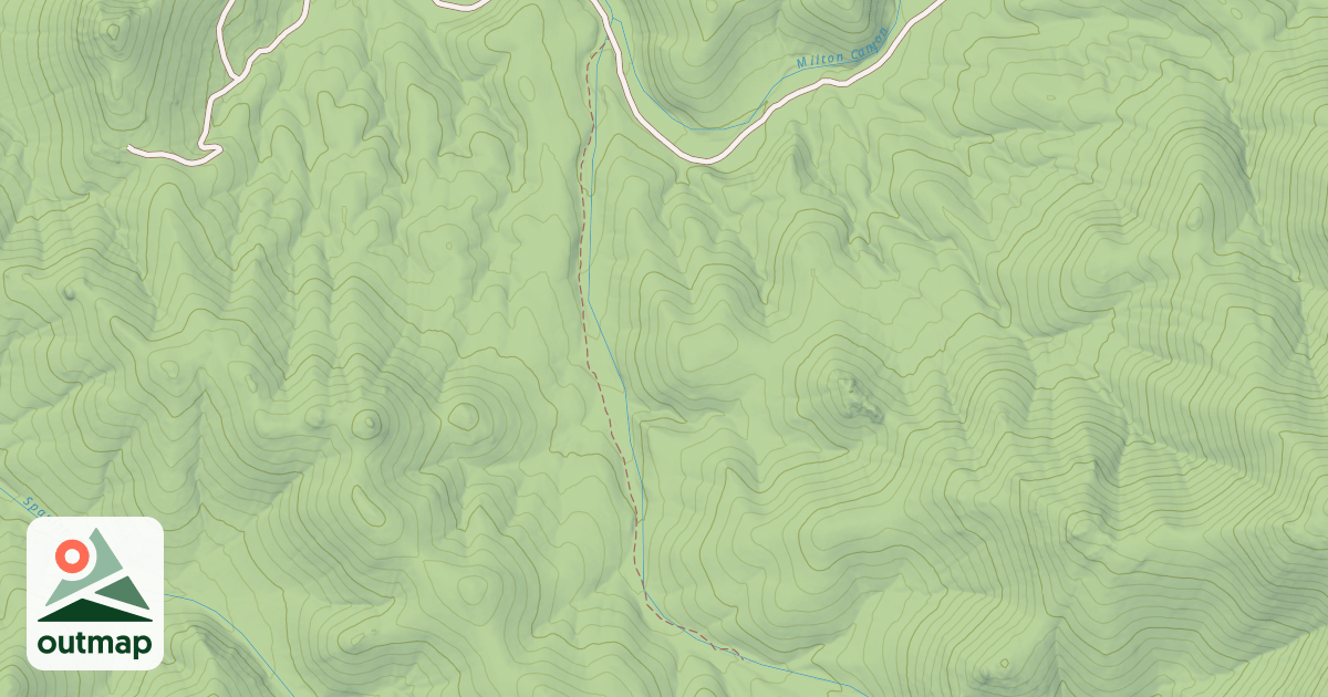 Map of MILTON CANYON SPUR D