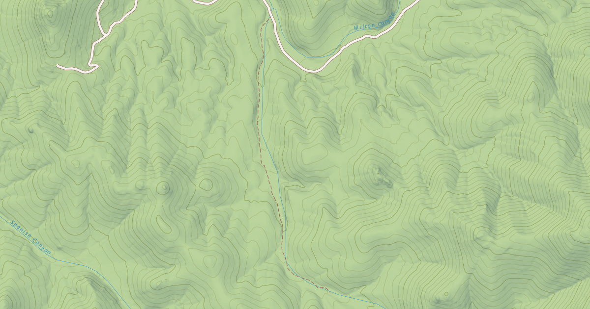 Map preview of MILTON CANYON SPUR D
