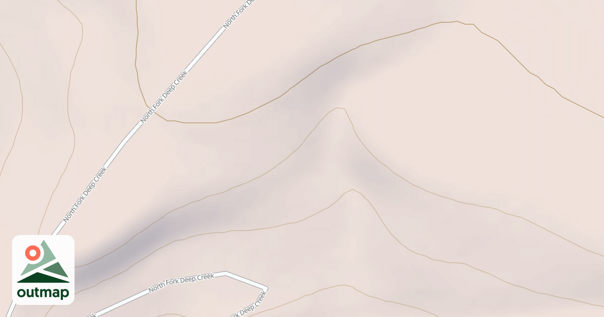 Map of NORTH FORK DEEP CREEK