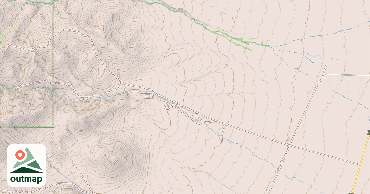 Map of WASH O'NEIL BASIN