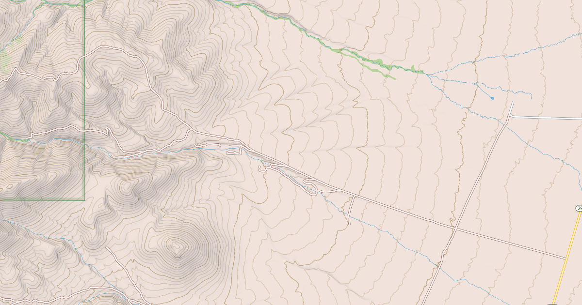 Map preview of WASH O'NEIL BASIN