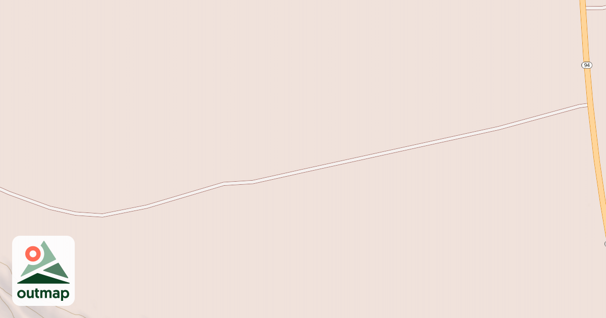 Map of DELIAS RUN