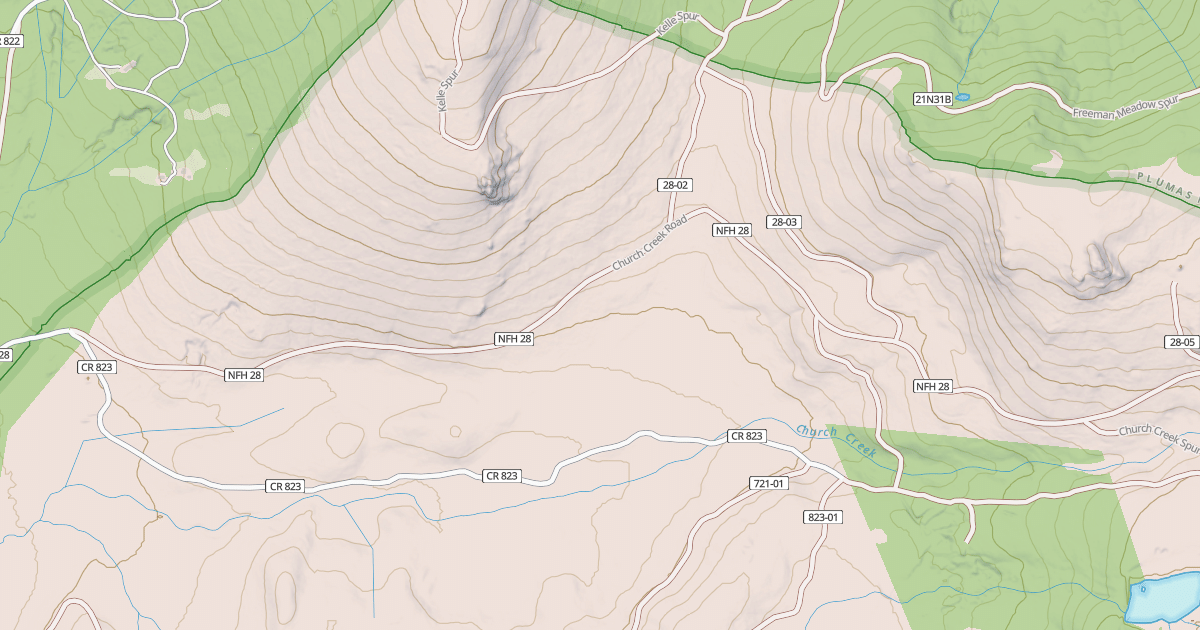 Map preview of CHURCH CREEK