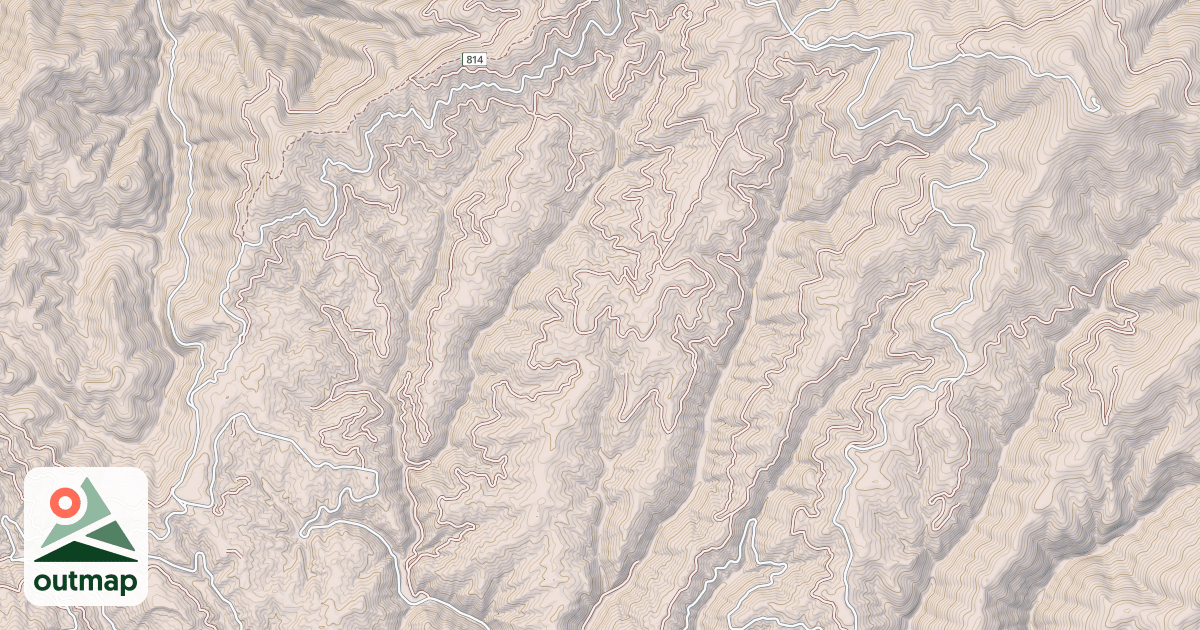 Map of CHINA CREEK