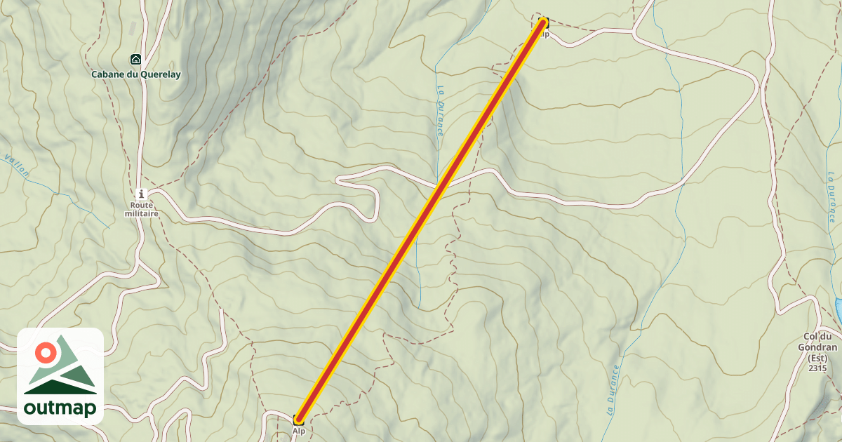 Map of Alp