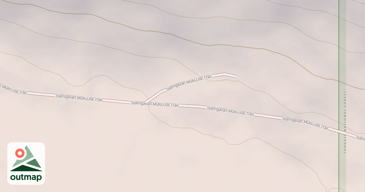 Map of STARRIGAVAN VALLEY SPUR A