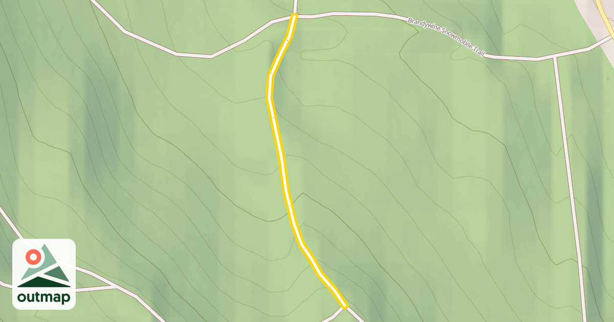 Map of Brandywine Snowmobile Trail