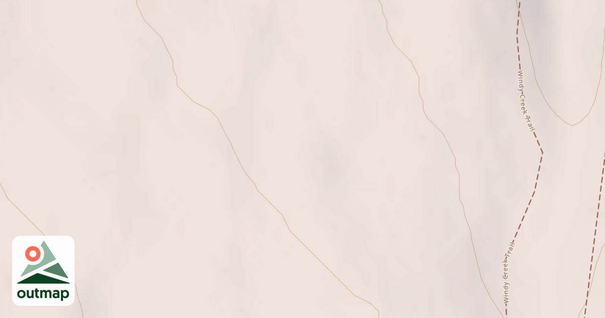 Map of Windy Creek Subsistence Ohv Trail