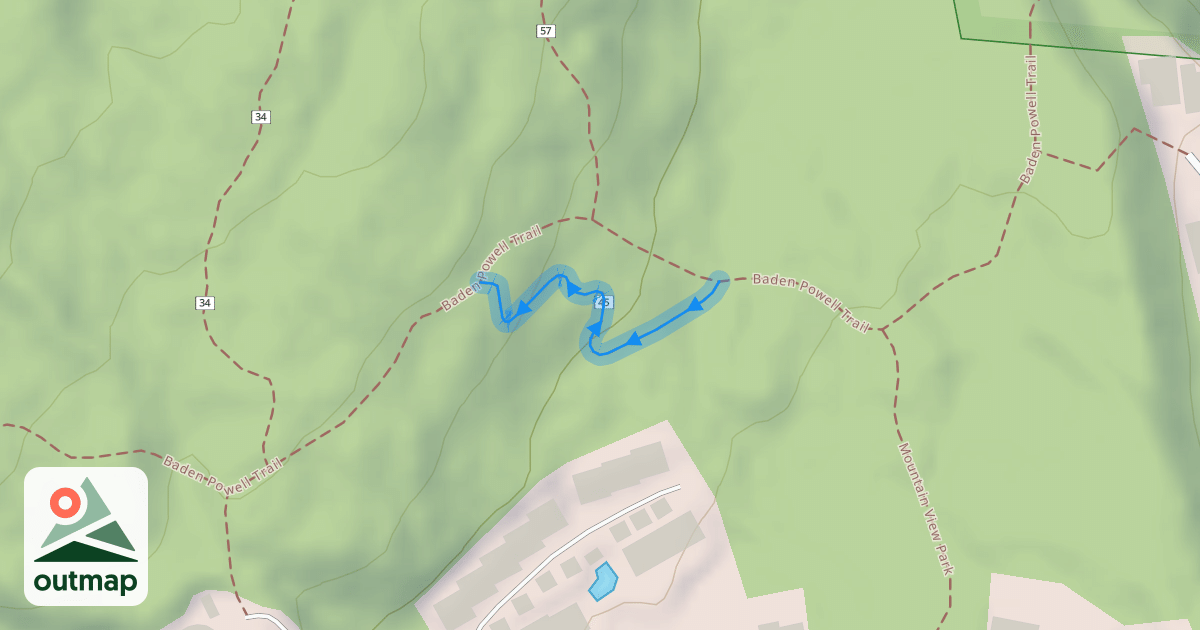 Map of Griffin Ascent