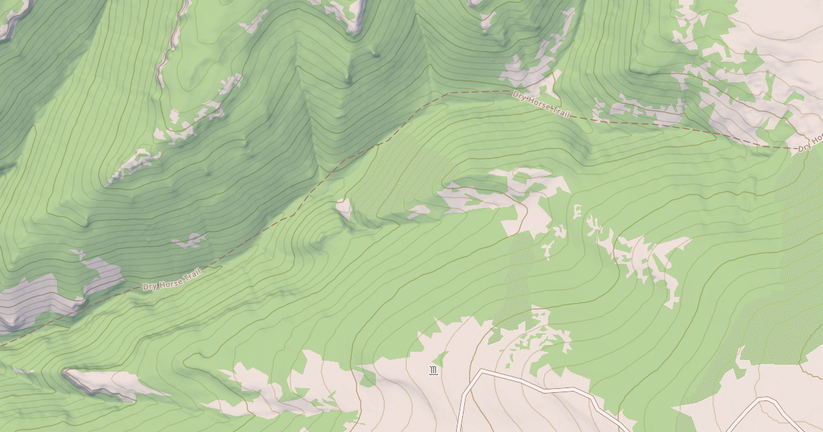 Map preview of Dry Horse Creek