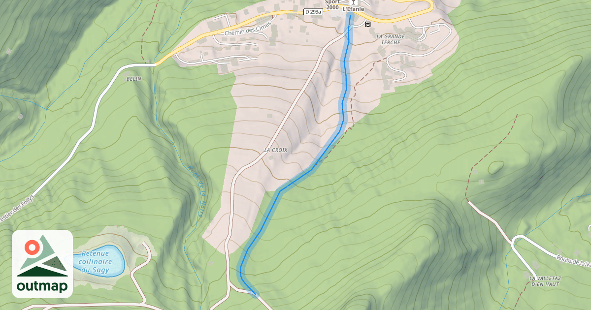 Map of La Grande Terche