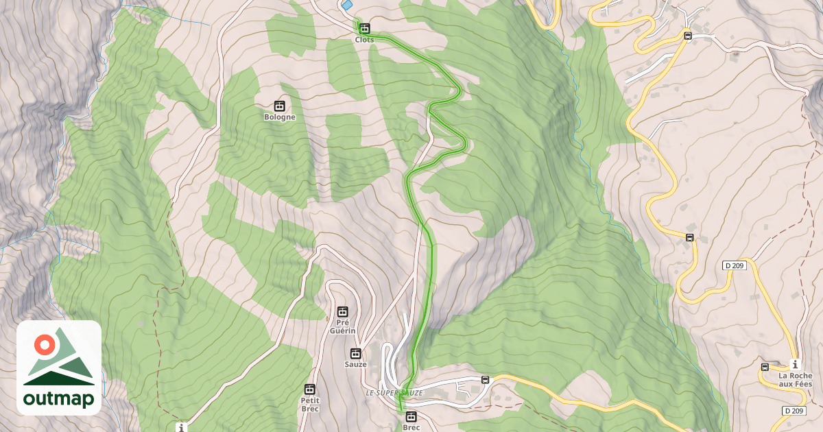 Map of Piste C