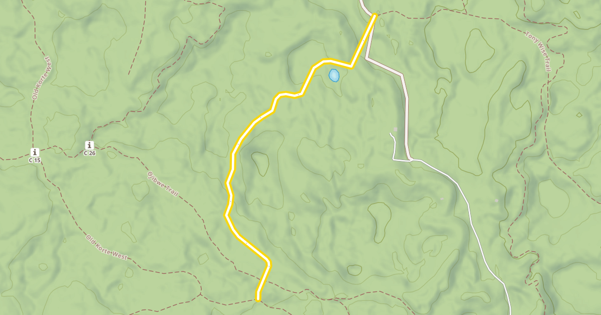 Map preview of North End Classic Trail