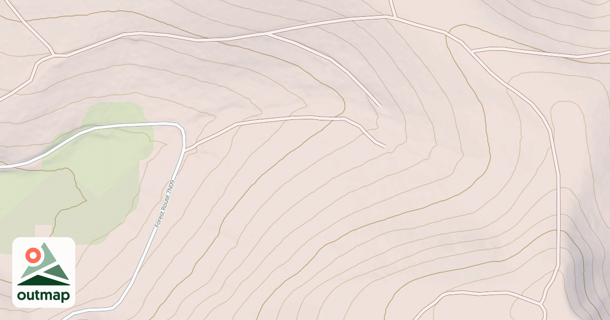 Map of USFS National Forest System Roads {1B6F2AFE-A519-40D8-BBE3-A4CC2DF068D7}